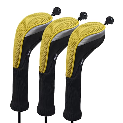 Couvre-clubs hybrides Andux (lot de 3) avec étiquettes interchangeables CTMT-02