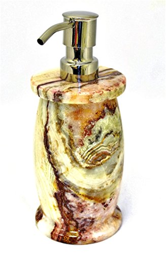 Nature Home Decor 704MG Multi Green Onyx Lotion Dispenser of Bathroom Accessories of Pacific Collection