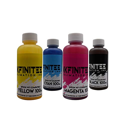 Sublimation Ink for Epson WF 7710 | Sublimation Ink | Ideal for T-Shirts, Mugs, Phone Cases, Tumblers, Blankets and Pillowcases