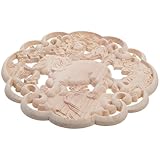 Motif d'éléphant : ces sculptures décoratives en bois symbolisent la prospérité et conviennent parfaitement aux appliques de cheminée ou aux cadres de commode. elles offrent une décoration intérieure significative, célébrant l'harmonie et la chance