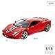 Bburago Ferrari 458 Speciale: Modellauto im Maßstab 1:18, Ferrari Race & Play Serie, Türen, Kofferraum und Motorhaube zum Öffnen, lenkbar, 24 cm, rot (18-16002R)