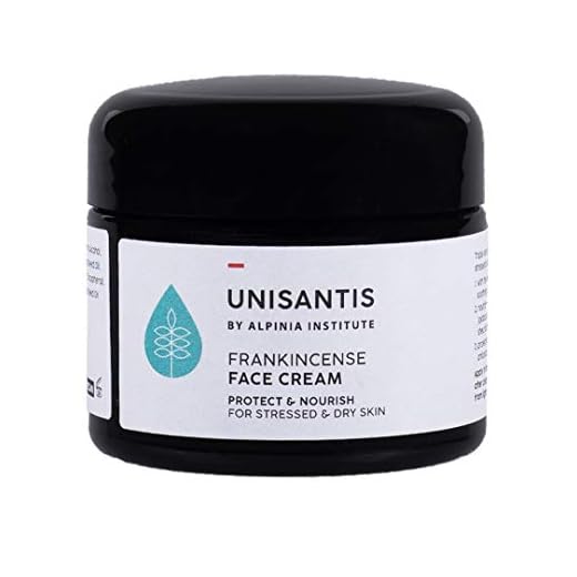 Unisantis Frankincense lugnande ansiktskräm | mycket torr, irriterad och känslig hud | lugnande och återfuktande formel | 100 % naturlig | vegan
