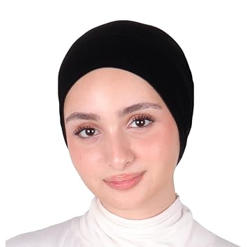Mu Lan Gripband | Non-Slip Headband | Anti-Slip Velvet Under Scarf Hijab | Double Grip Hair Shawl Turban Hat Wig Black