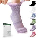 Bulinlulu Diabetic Socks for Women&Men,6 Pairs Non...