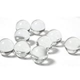 20pcs/Pack 10mm 14mm 16mm Clear Glass Marbles Solid Marble Beads Marbles Games Bouncing Ball Pinball Machine Vase Fish Tank Filler Home Decor (14mm)