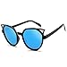 Produktbild BLDEN Damen Cat Eyes Sunglasses, Übergroße Mode Trend Oversized Sonnenbrille