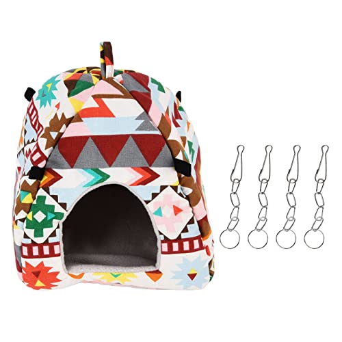 Rede acolhedora da caverna, refúgio fácil de limpar Gaiola Cama da caverna Formas adoráveis ​​e fofa