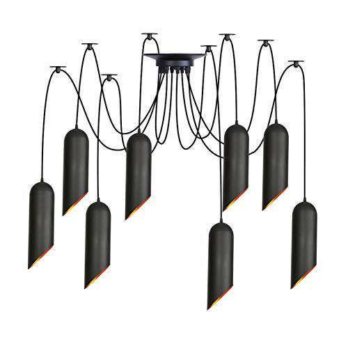 Lampe araignée de plafond résolvant les problèmes de branchement décentré