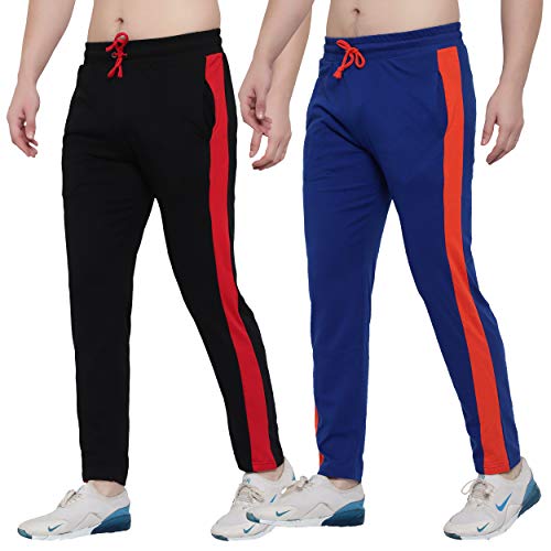 Image of FASHA Men's Cotton Track Pant | Men's Casual Wear Trousers Pack of 2
