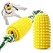 Juguete masticable de Goma para Perros con Cepillo de Dientes de Perro en Forma de maíz de Cuerda Fuerte