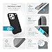 Speck Black iPhone 16 Pro Case MagSafe and ClickLock - Slim Phone Case iPhone 16 Pro - iPhone 16 Pro Phone Case - Presidio 2 Grip - Black/Slate