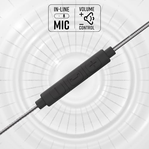 ZEBRONICS Buds C10 in Ear Type-C Wired Headphones with in-Line Mic, Metallic Design, Volume Control, 1.2M Cable, 10Mm Driver, (Black) ZEBRONICS Buds C10 in Ear Type-C Wired Headphones with in-Line Mic, Metallic Design, Volume Control, 1.2M Cable, 10Mm Driver, (Black)