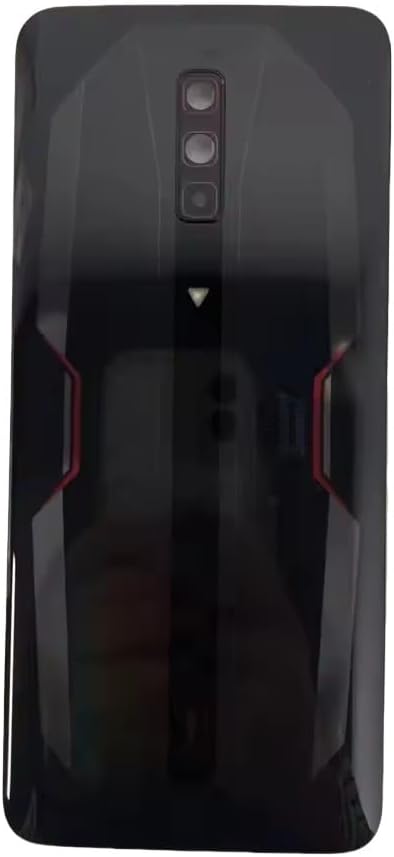 Compatible Rear Glass Back Cover for ZTE Nubia Red Magic 6 Pro Model NX669J-P – Battery Door Housing Replacement Part (Silver 06)