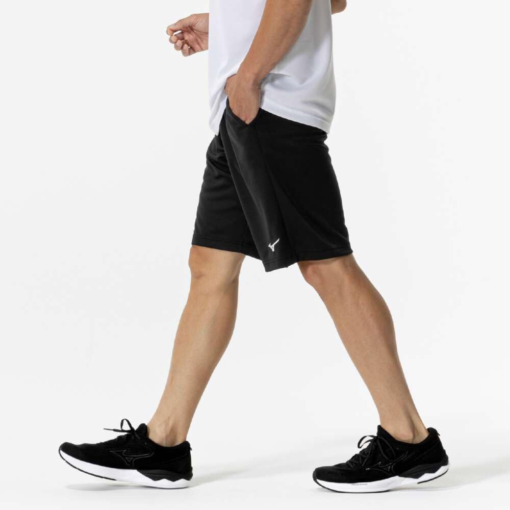 Тренировочная одежда Mizuno 32MDC190, Полуприлегающие трикотажные брюки Navi Dry, шорты, Впитывающие пот, Быстросохнущие, Защита от ультрафиолета UPF15, фото 5