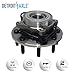 Detroit Axle - 4WD Front Wheel Bearing Hubs for 03-05 Dodge Ram 2500 3500, 2003 2004 2005 Wheel Bearing and Hubs Assembly Set Replacement Pair Hubs