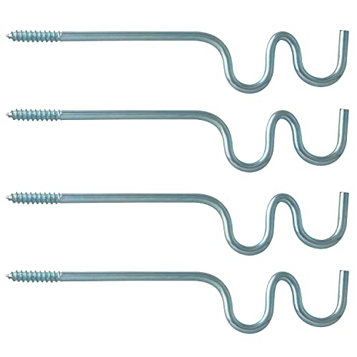 ZZLZX 4PCS 4.6 Inch Double Curtain Rod Support Bracket, Double Rod Holder