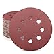 ZEHIQ Schleifpapier 125mm Klett 180 Körnung, 50 Stück 8 Loch Rund Schleifpapier, 8 Loch Schleifscheiben, Aluminiumoxid Schleifpapier, Rund Schleifpads für Exzenterschleifer