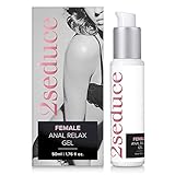 2Seduce Anal Relax Lubricant (50ml) wasserbasiertes Anal-Gleitgel vom Experten für Markenprodukte Gleitmittel