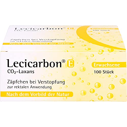 Lecicarbon E CO2-Laxans Zäpfchen bei Verstopfung 100 St. Zäpfchen