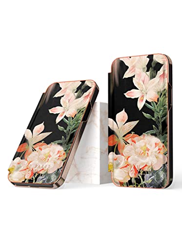 Ted Baker Opulent Bloom Mirror Folio Case For Iphone 13 #TOP4