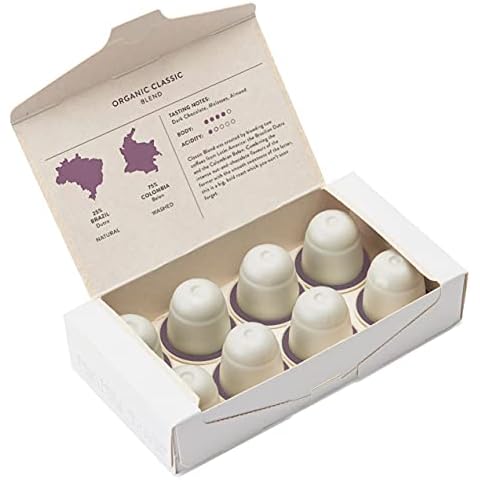 Kiss The Hippo - Carbon-Negative Coffee Pods | Organic Classic Blend | 100% Compostable | Notes of Dark Chocolate, Molasses, Almond | Pack of 30 Cover