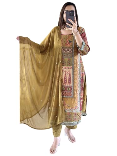 Kurta en viscose imprimé droit restez élégante et libre de vos mouvements