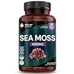 Sea Moss Tablets Extract High Strength 4000mg - Sea Moss Supplement 365 Tablets (not sea Moss Capsule) High Potency - UK Made - Vegan - Non GMO