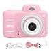 PUSOKEI Fotocamera Giocattolo per Bambini a Doppia Lente Anteriore/Posteriore, Schermo Full HD da 2,4 Pollici 1080P Fotografia Video Video Fotografico 1080P, con Guscio Antiurto(Rosa)
