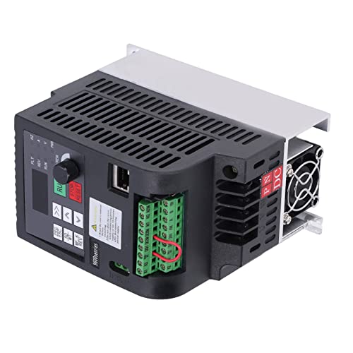 VFD 2.2KW,AC 3PH 0-220V 0-650Hz 10A Variable Frequency Drive Controller Solar-Photovoltaikpumpen-Antriebskonverter Motorantriebscontroller-Wechselrichter-Konverter für Solar-Photovoltaik-Panel