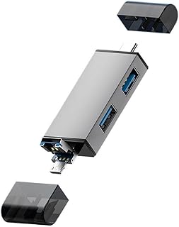 7 in 1 Card Reader and USB Hub Metal Card Reader OTG Multifunctional Type-C 3.0 Convenient Aluminum Alloy 7 in 1 Card Reader Hub Laptop Card Reader Tablet Card Reader Card Reader USB 3.0 Hub