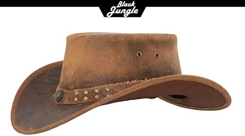 Glencross Western Buffalo Leren Hoed by Stetson - € 199,00