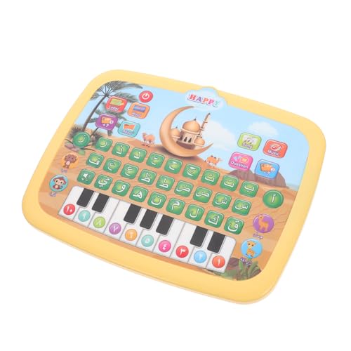 Vaguelly Máquina de Aprendizaje de Alfabeto Árabe Juguete Educativo con Sonido Tableta de Aprendizaje Bebés