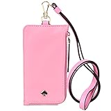 [ケイトスペード] カードケース katespade ナイロン ジェー ID ランヤード 小銭入れ 首かけ カードケース ブライトカーネーション WLRU5927