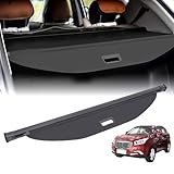 Vesul Black Tonneau Cover Rear Trunk Cargo Luggage Security Shade Compatible with 2016 2017 2018 Hyundai Santa Fe Sport