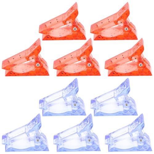 STOBAZA 12pcs Clips para Uñas Acrílicas y Gel