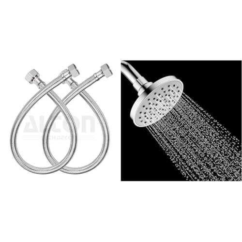 Image of ALTON ALT2005, SS-304 Grade 18-INCH, Connection Pipe, Grey (2-Piece Set)
