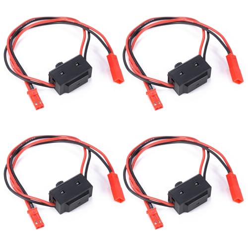 Connecteurs JST avec interrupteur marche arrêt pour crawler et buggy RC