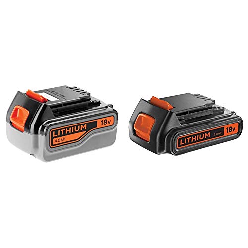 Black+Decker 18V Li-Ion Werkzeugakku (4,0Ah + 2,0Ah)