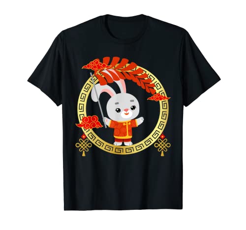 Cute Chinese Zodiac Year Of The Rabbit Lunar New Year 2022 Camiseta