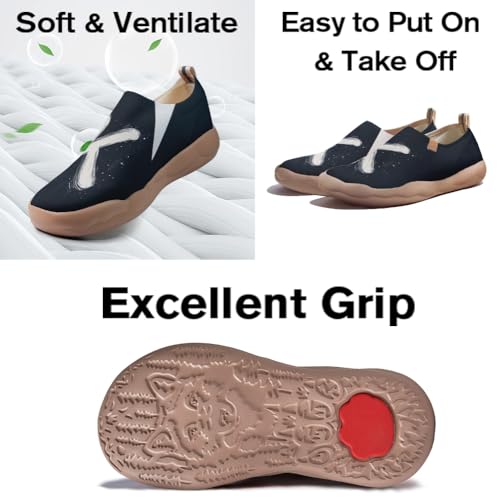 Men's Unique Flats Perfect Travel Shoes Lightweight Comfortable Casual Comfortable Loafers4