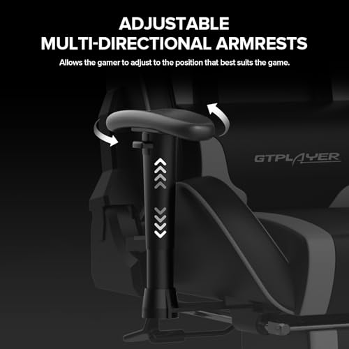 Sedia da Gaming con Poggiapiedi e Altoparlante Bluetooth Poltrona Ufficio Scrivania Ergonomica Sedie Musicale bianco - Sedia gaming - Immagine 6