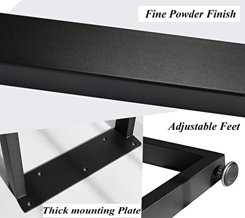 Pieds de table robustes en métal à conception triangulaire solide de 10 cm - 7