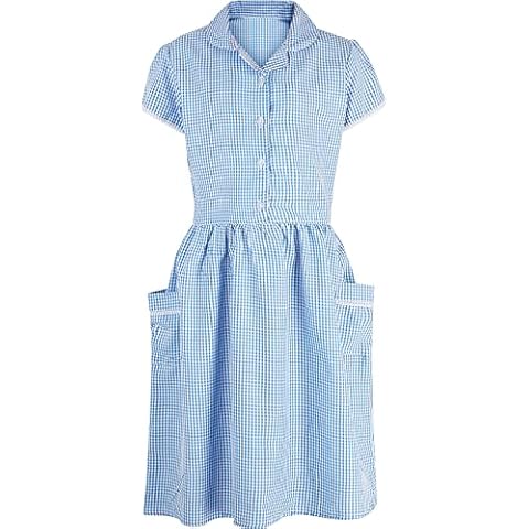 ChicWhisper Girls Stylish Gingham Dress Cover