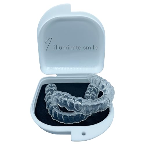 Teeth Whitening Trays Moldable - Custom Made DIY Home Dental Impression Kit with Reservoir - Long Lasting BPA Free Teeth Whitening Kit for Whitening Teeth Bleaching Fits Perfectly to Each Tooth