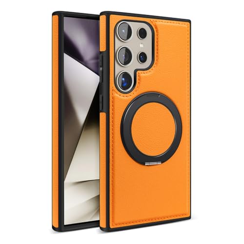 Coque Samsung S23 antichoc en cuir avec support anti-chute