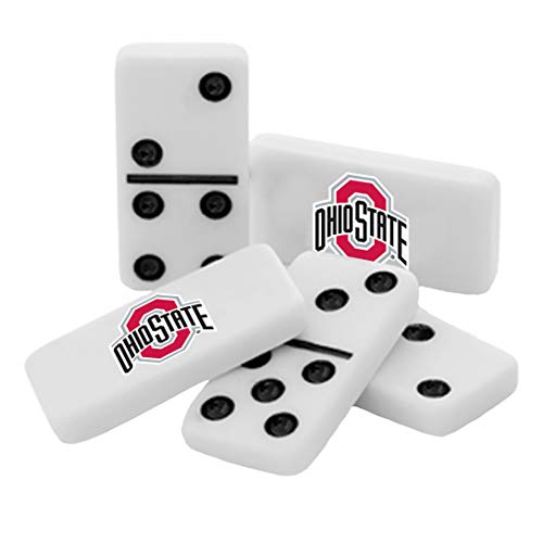 Juego de dominó Masterpieces NCAA Ohio State 28 piezas miniatura 3