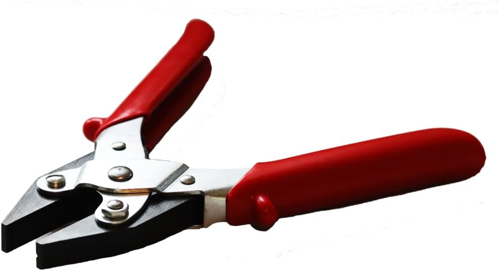 Maun Parallel Action Flat Nose Plier with PVC Grips (4866) - 140/160/200mm
