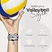 Volleyball Bracelet for Teens- Ideal Volleyball Gifts. Adjustable Charm Bracelet with Infinity Symbol & Silver Volleyball Charm. Fashionable Bracelet by SportyBella. (Black/Silver)