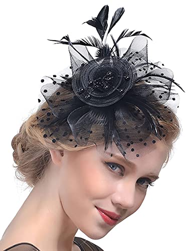 INOGIH Cappello da Donna Fascinators - Fascinators...