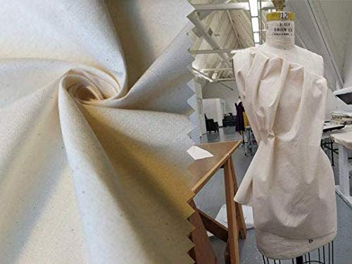 Heavy Cotton Muslin Fabric Textile Unbleached Draping Fabric 63 inch Wide Natural 5 Yards (5.25 Feet x 15 Feet)(63" x 180"), by Hautico - Image 6